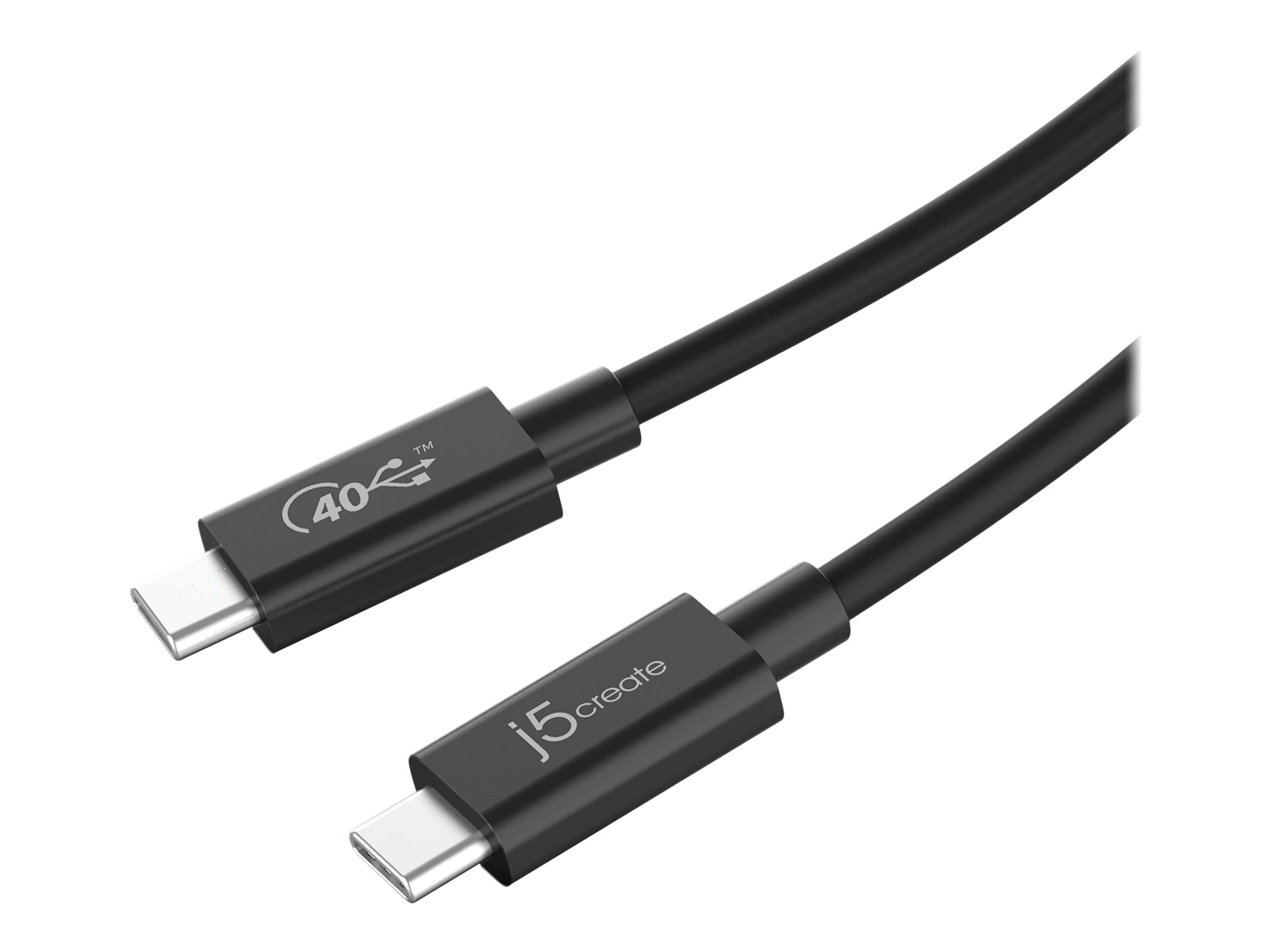 j5create JUC28L08, USB cable, USB-C to USB-C, 80 cm
