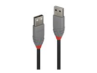 C ble USB 2.0 type A/A, Anthra Line, 1m