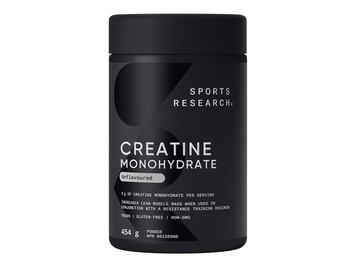 Sports Research Creatine Monohydrate Powder - 454g