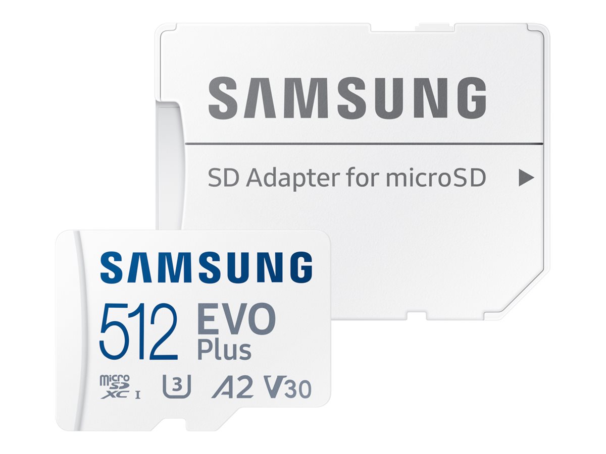 Samsung EVO Plus MB-MC512SA flash memory card 512 GB microSDXC Product shot Front 79875