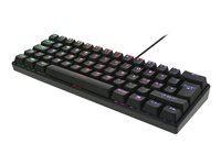 DELTACO GAMING GAM-075 Tastatur Mekanisk RGB Kabling Pan Nordic