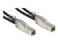 Inter-Tech Serial Attached SCSI (SAS) eksternt kabel Sort 1m