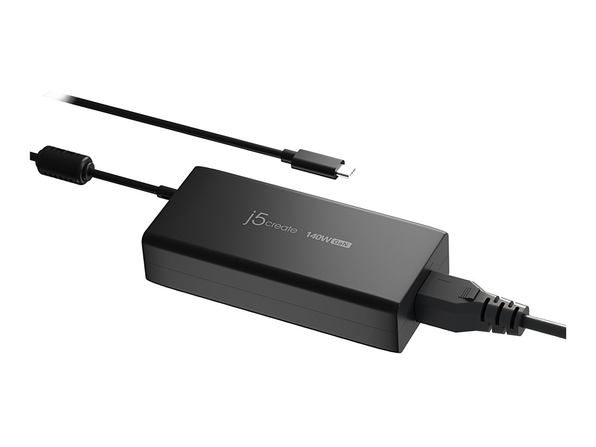 An image of j5create JUP17140-FN - USB-C power adapter - PD 3.1 - 140 watt