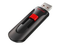 SanDisk Cruzer Glide 256GB USB 2.0 Sort Rød