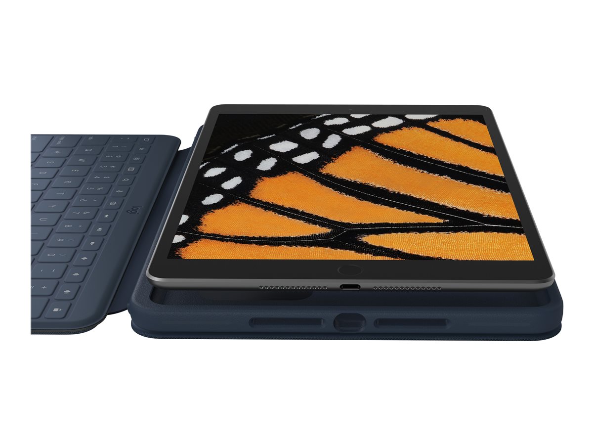 Logitech Rugged Combo 3 Touch for Education - klávesnice a pouzdro - s trackpad - QWERTZ - švýcarská - classic blue Vstupní zařízení – foto 9