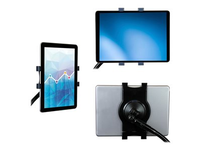 Product  StarTech.com Gooseneck Tablet Holder - Bendable Tablet Arm - Desk  Mount Tablet Stand - For Most 7 to 11 Tablets - Detachable Holder  mounting kit - for tablet - black