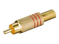 goobay Video. / audiostik Rød