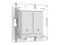 Shelly Accessories Wall Switch 2 Wandtaster 2fach Weiß