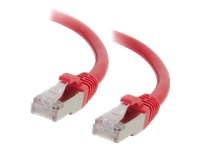 C2G 35ft Cat6 Ethernet Cable - Snagless Shielded (STP) - Red