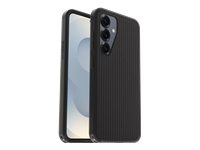 OtterBox Symmetry Series - Back cover for cell phone - soft-touch - polycarbonate layer, thermoplastic elastomer (TPE) - dark echo (black) - for Samsung Galaxy S25