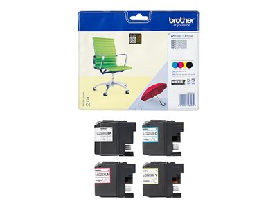 BROTHER Pack blister de 4 cartouches