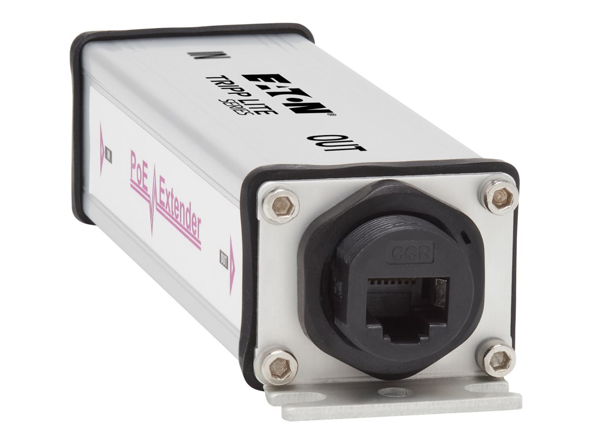 Eaton Tripp Lite Series Gigabit Ethernet PoE/PoE+ Extender, Water Resistant