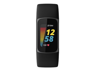 Fitbit Charge 5 - graphite stainless steel - activity tracker with 