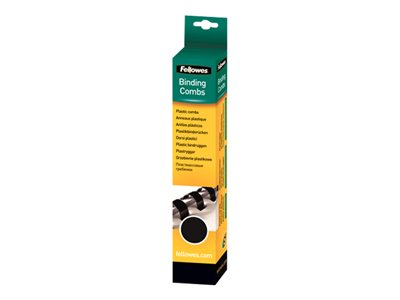 FELLOWES ANNEAUX PLASTIQUES 16 MM NOIR X