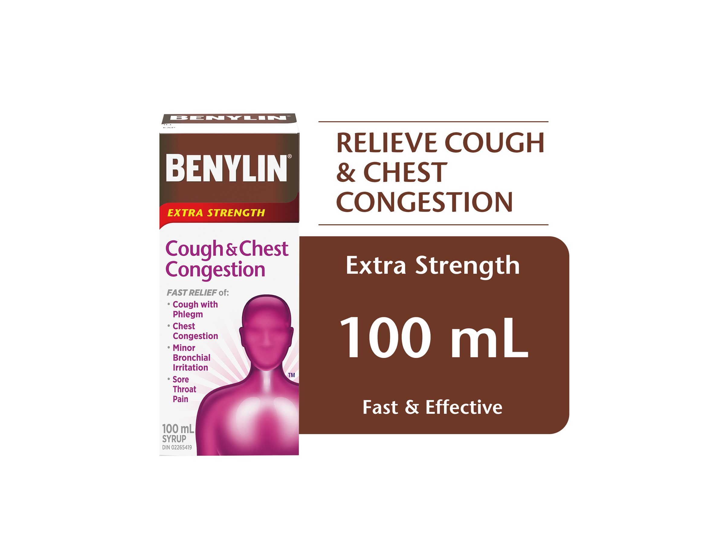 Benylin Extra Strength Cough & Chest Congestion Syrup 100ml