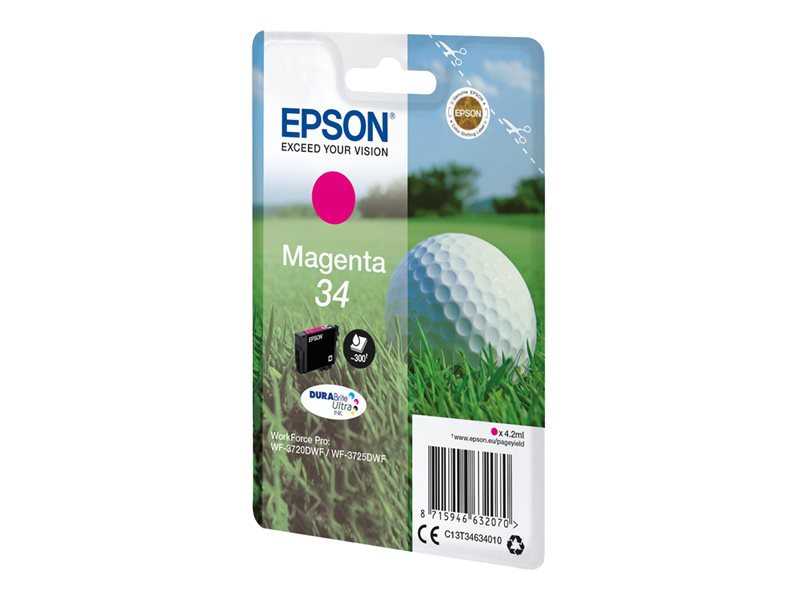EPSON 2LB Singlepack Magenta 34 Ink