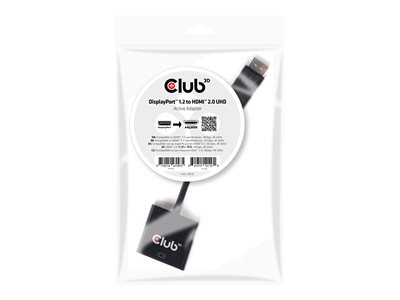Club 3D - Adapter - DisplayPort male to HDMI female