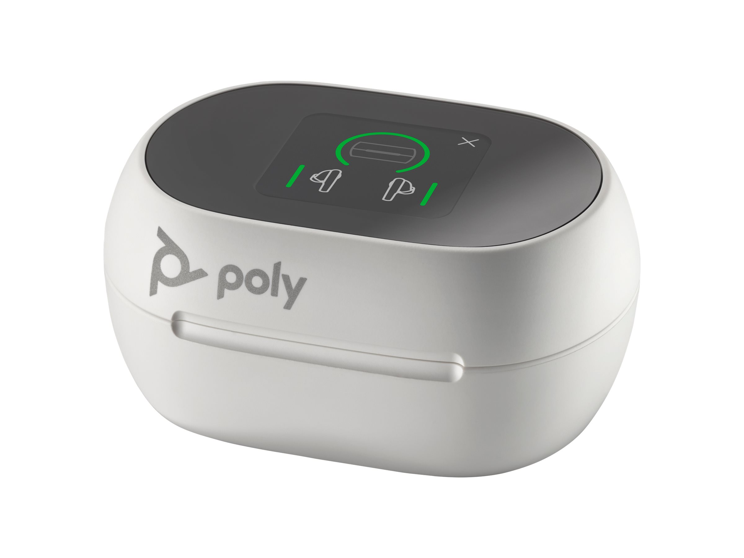 HP Poly Voyager Free 60+ UC true wireless earphones with mic USB-C via Bluetooth Product shot Top 79050