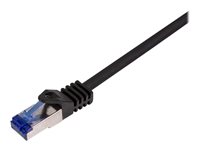 LogiLink Professional Ultraflex CAT 7 (kabel)/CAT 6a (stikforbindelser) S/FTP 2m Patchkabel Sort RAL 9011