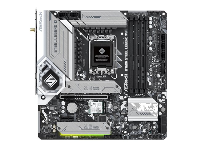 ASRock B760M Steel Legend WiFi - motherboard - mic