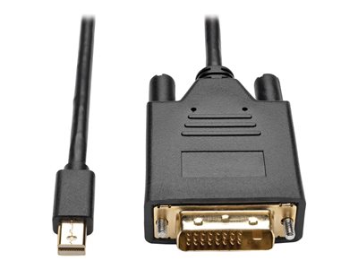 Tripp Lite 3ft Mini DisplayPort to DVI Adapter Active Converter mDP to DVI 1920 x 1080 DPort 1.2 M/M 3'