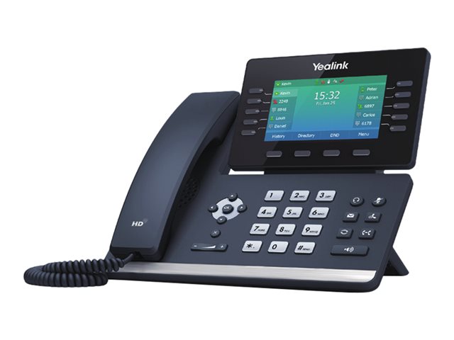 Yealink Sip T54w Voip Phone With Bluetooth Interface With Caller Id 3 Way Call Capability
