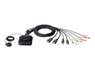ATEN CS22H 2-Port USB 4K HDMI KVM Switch