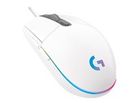 Logitech Gaming Mouse G102 LIGHTSYNC Optisk Kabling Hvid