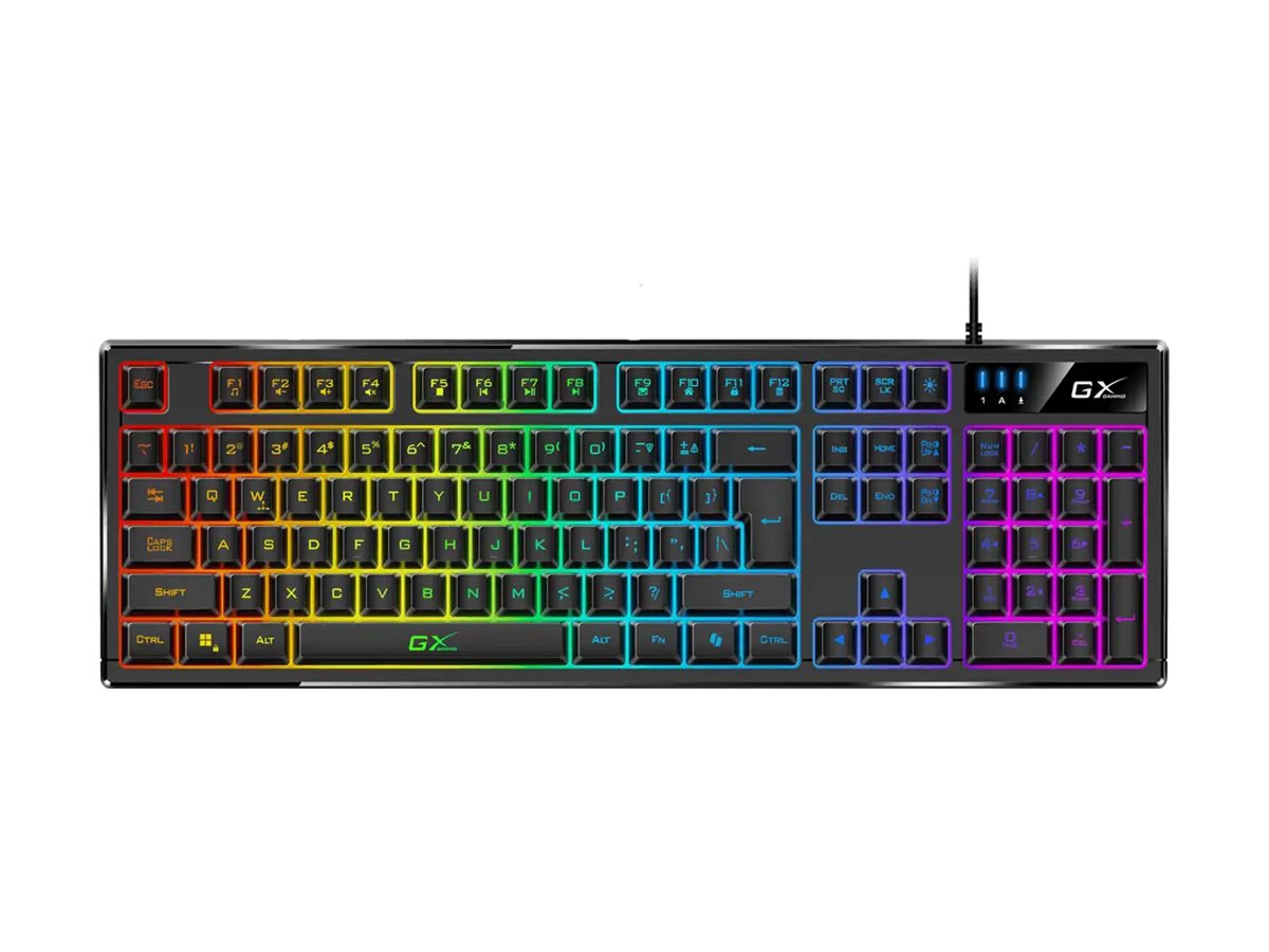 Genius Scorpion K7 keyboard black Input Product shot Right-angle 79850