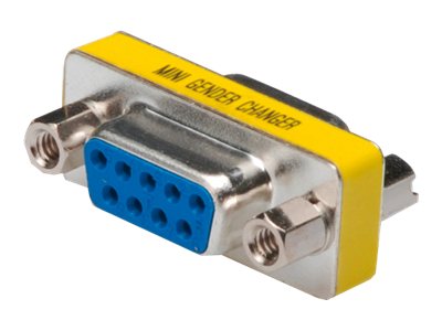 DIGITUS Mini Gender-Changer / 9-pin D-Sub9 F/F - AK-610506-000-I