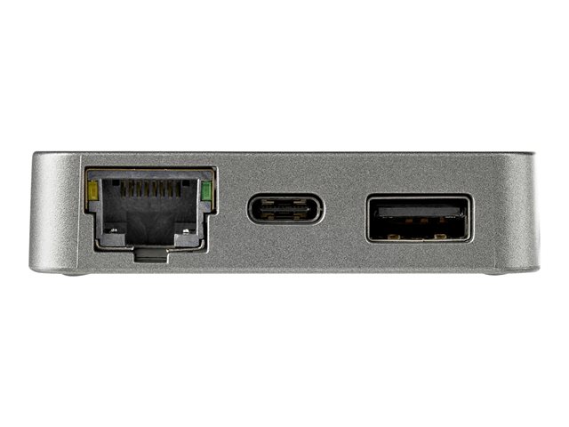 Image of StarTech.com USB-C Multiport Adapter - USB 3.1 Gen 2 Type-C Mini Dock - USB-C to 4K HDMI or 1080p VGA Video - 10Gbps USB-A USB-C, GbE - Portable Travel Laptop Dock - Works w/Thunderbolt 3 (DKT31CHVL) - docking station - USB-C - VGA, HDMI - GigE - TAA Comp