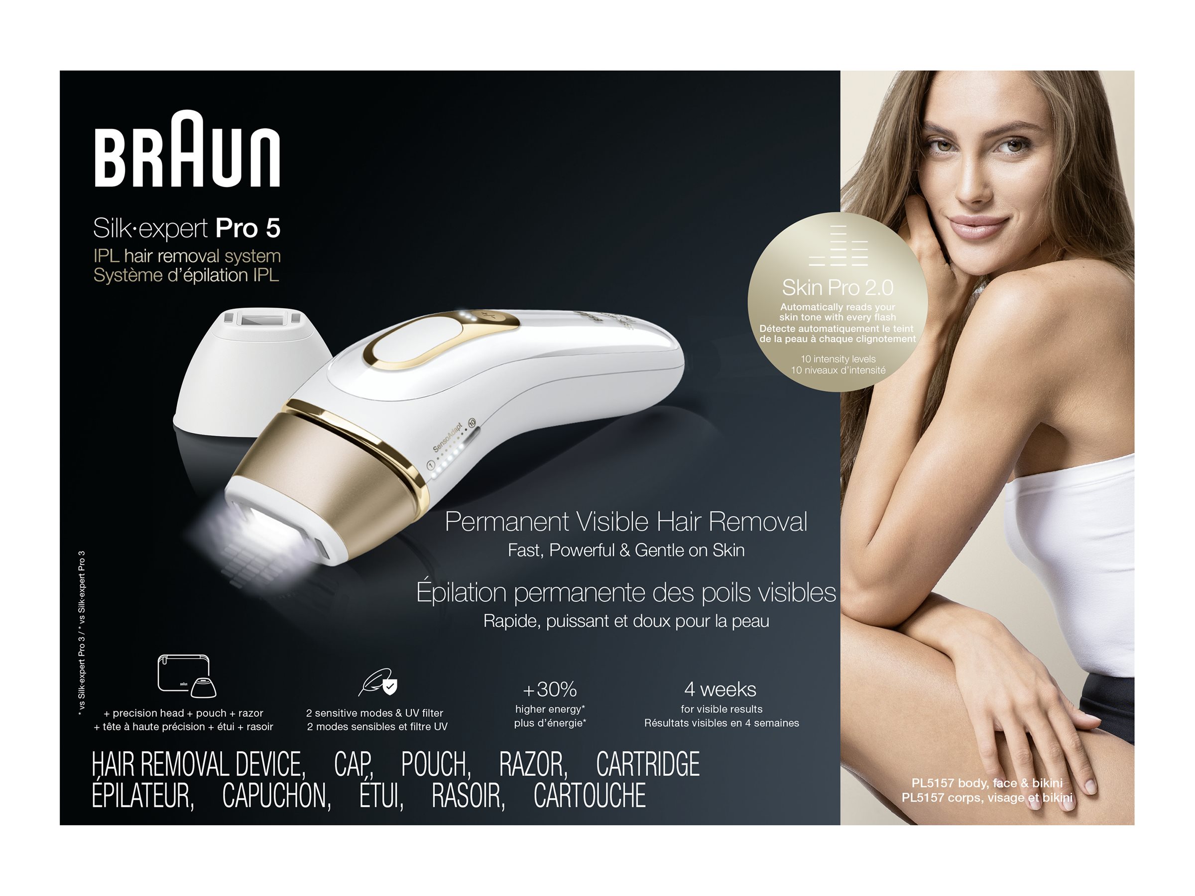 Braun Silk-expert Pro 5 IPL Hair Removal System - PL5157