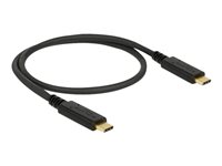 DeLOCK USB 3.1 USB Type-C kabel 50cm Sort