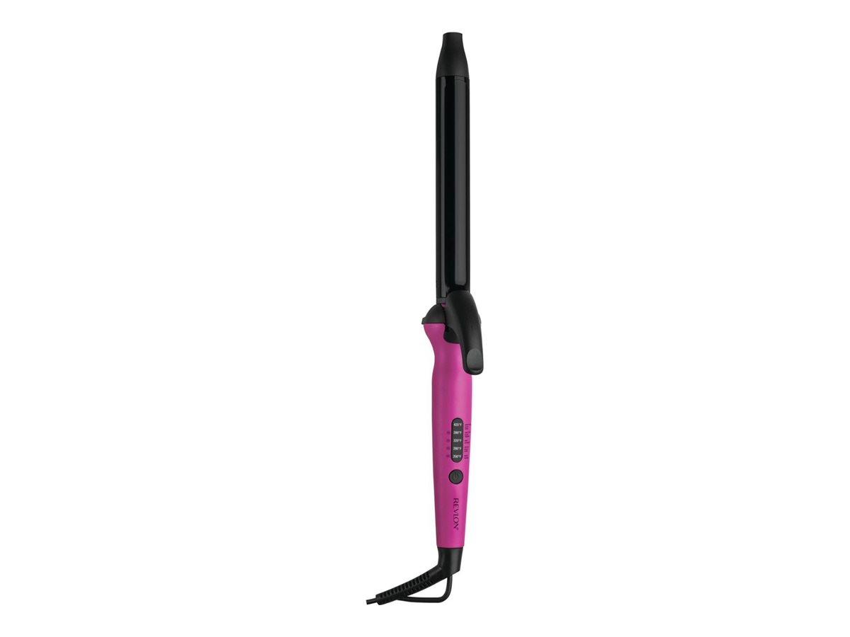 Revlon Easy Heat Curling Iron - Deep Pink/Black - 1in - RVIR1196F