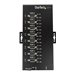 StarTech.com 8 Port Serial Hub USB to RS232/RS485/RS422 Adapter, Industrial USB 2.0 to DB9 Serial Converter Hub, IP30 Rated, Din Rail Mountable Metal Serial Hub, 15kV ESD Protection