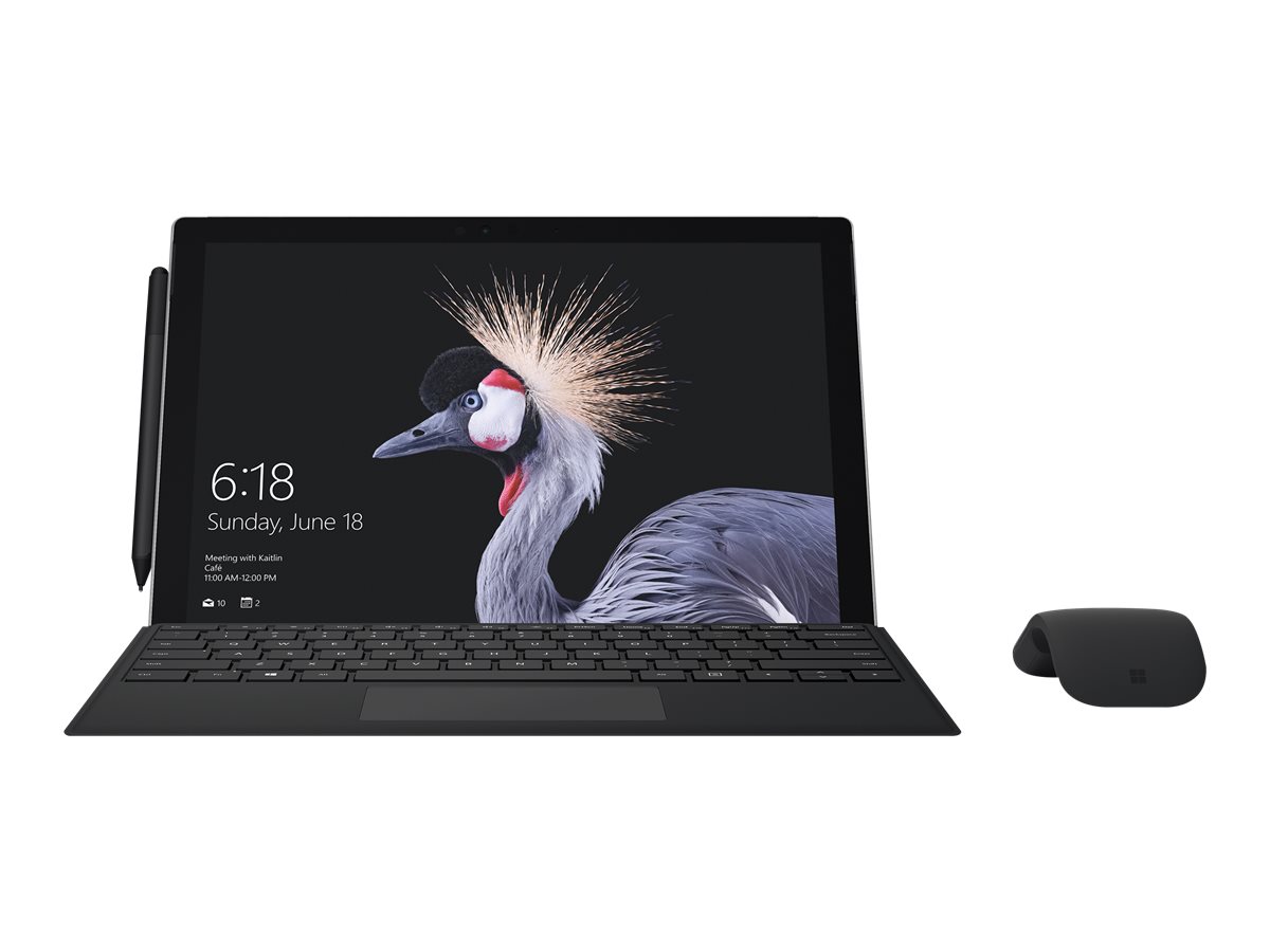 An image of Microsoft Surface Go Type Cover - keyboard - with trackpad, accelerometer - UK - black Input Device