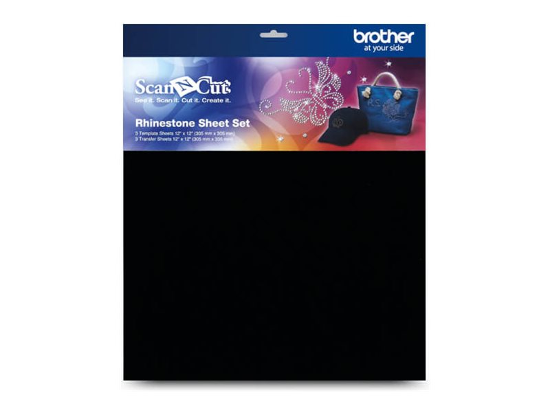 Brother Rhinestone, transfer paper and template set
