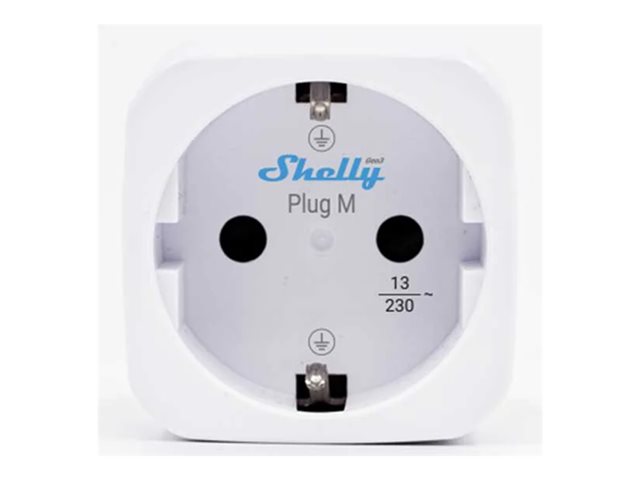 SHELLY Plug M Gen3 White Plug FG3800238073602