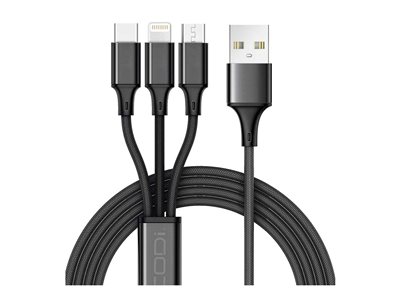 6 Multi Tip Charge And Sync Cbl Usbc Micro Lightning Connect