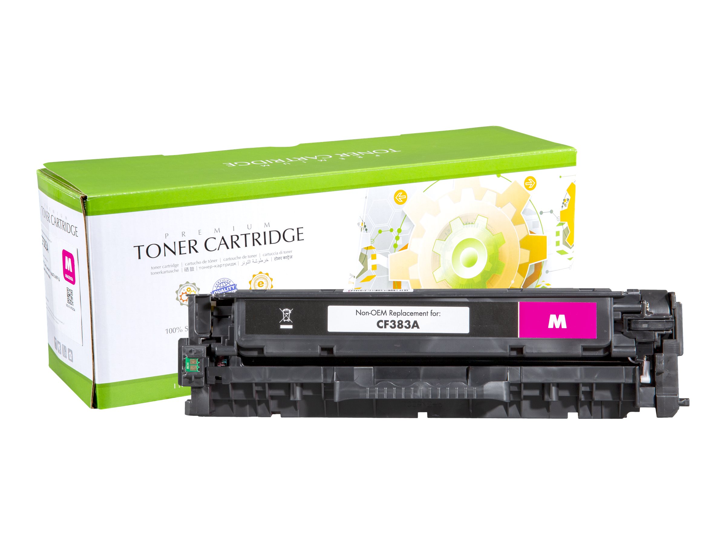 STATIC Toner cartridge compatible with HP CF383A magenta remanufactured 2.700 pages