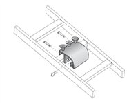 Tripp Lite SRLRADIUS18 Cable Runway Radius Drop 18in Straight 90-Degree Ladder Sections