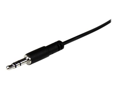 StarTech.com 1m Slim 3.5mm Stereo Extension Audio Cable - M/F - Mini stereo Extension - 3.5mm Extension - heaDPhone Ext cord (MU1MMFS)