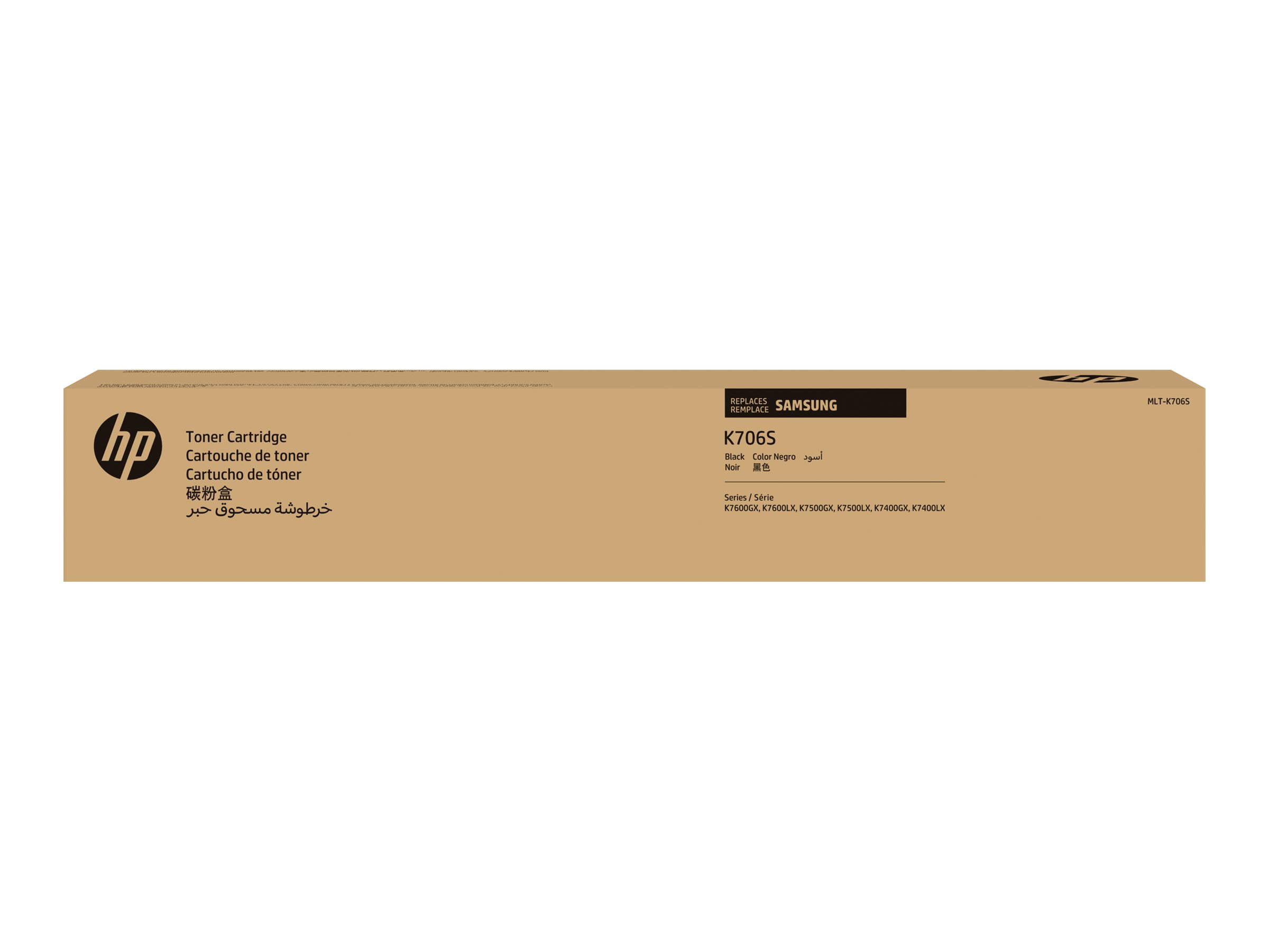 An image of HP MLT-K706S - black - original - toner cartridge (SS816A)