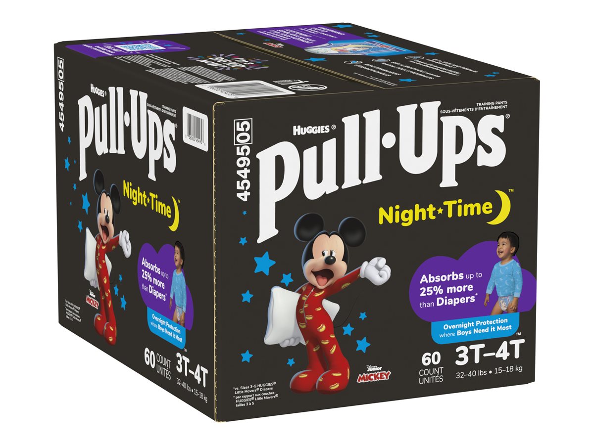 Pull-Ups Boys Night-Time Potty Training Pants - 3T-4T - 60 Count
