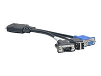 Lenovo - Câble d'alimentation pour RS-232, USB 2.0 A, 15 pin VGA - pour ThinkSystem SN550 V2