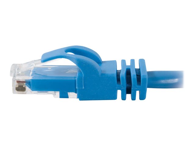C2G Cat6 Booted Unshielded (UTP) Network Patch Cable - patch kabel - 30 cm - modrá – foto 4