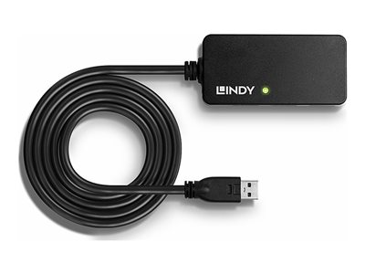 Rallonge active USB 3.0, 10m AVEC hUB 4 ports