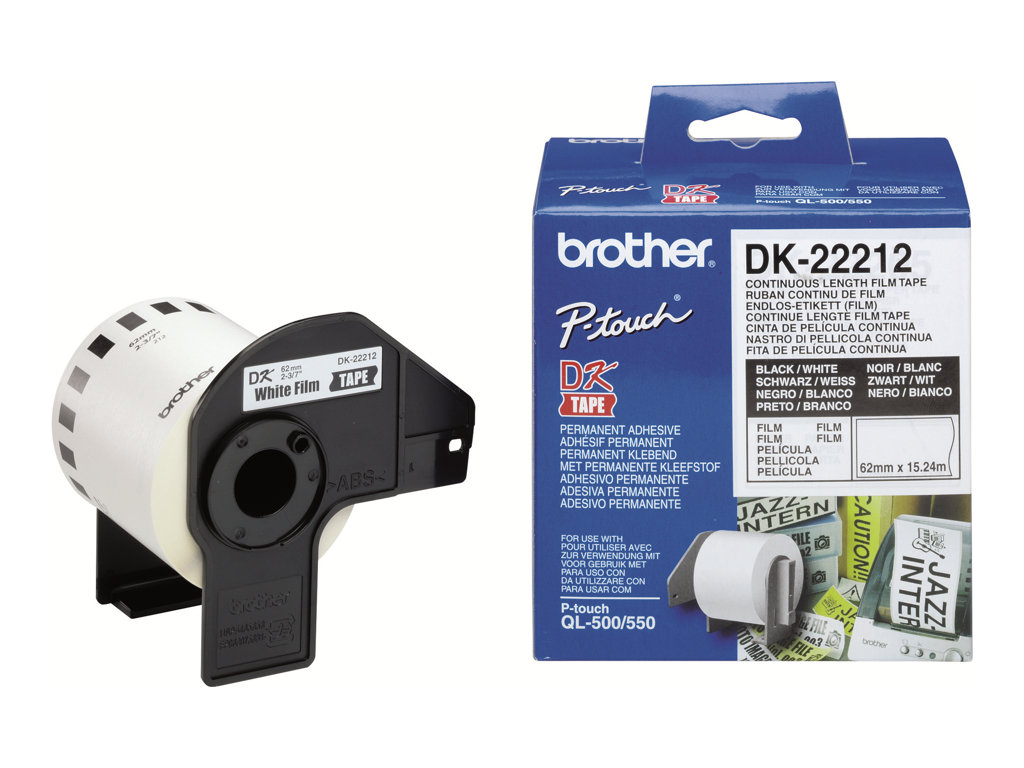 BROTHER RUBAN CONTINU NOIR/BLAN