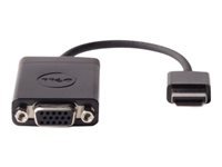Dell - Adaptateur vidéo - HDMI mâle pour HD-15 (VGA) femelle - noir 