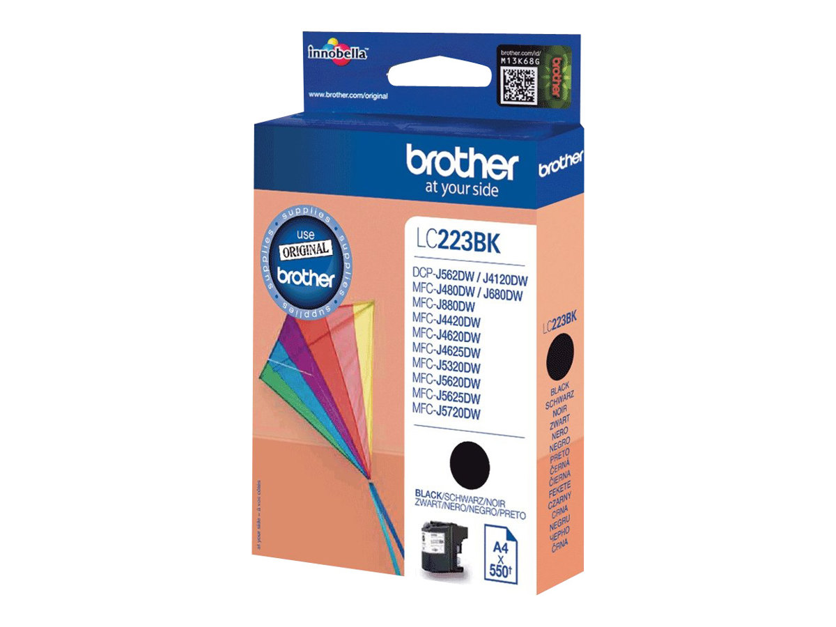 An image of Brother LC223BK - black - original - ink cartridge